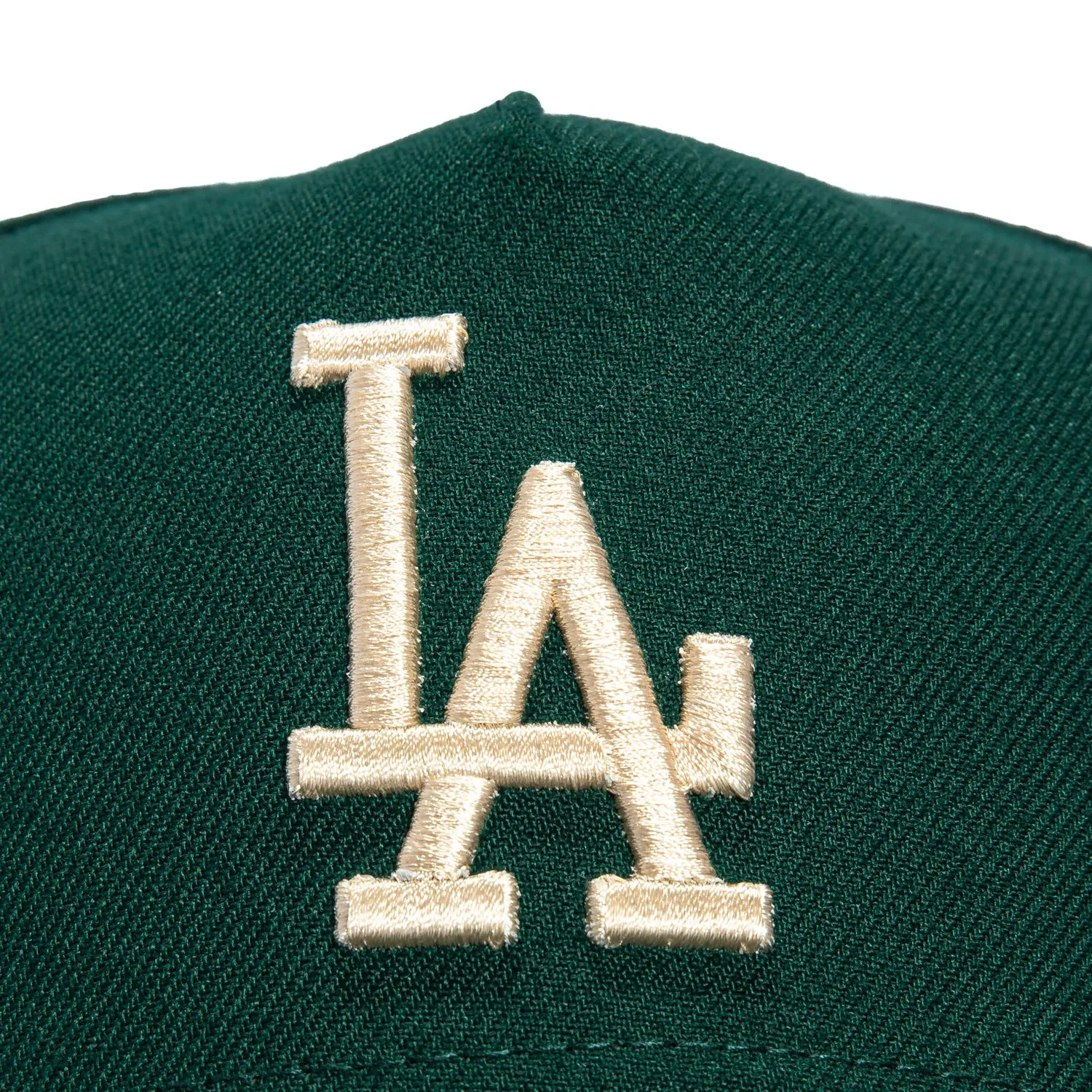 New Era 9Forty A-Frame Los Angeles Dodgers 1984 Olympic Stadium Patch Pink UV Snapback Hat - Green, Ivory sold by Hat Club product image thumbnail 3