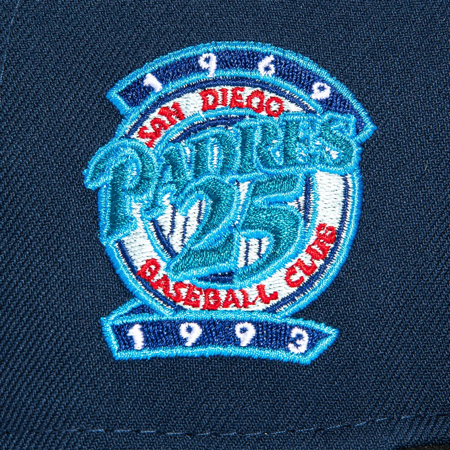 New Era 59Fifty Horror Pack San Diego Padres 25th Anniversary Patch Hat - Navy, Black, Red sold by Hat Club product image thumbnail 5