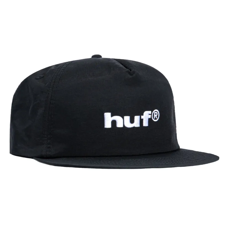 HUF 1989 Nylon Snapback Hat - Black sold by Hat Club