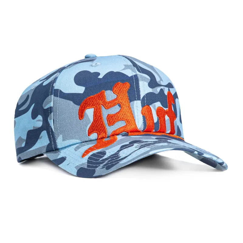 HUF Noble Snapback Hat - Blue Camo made by HUF