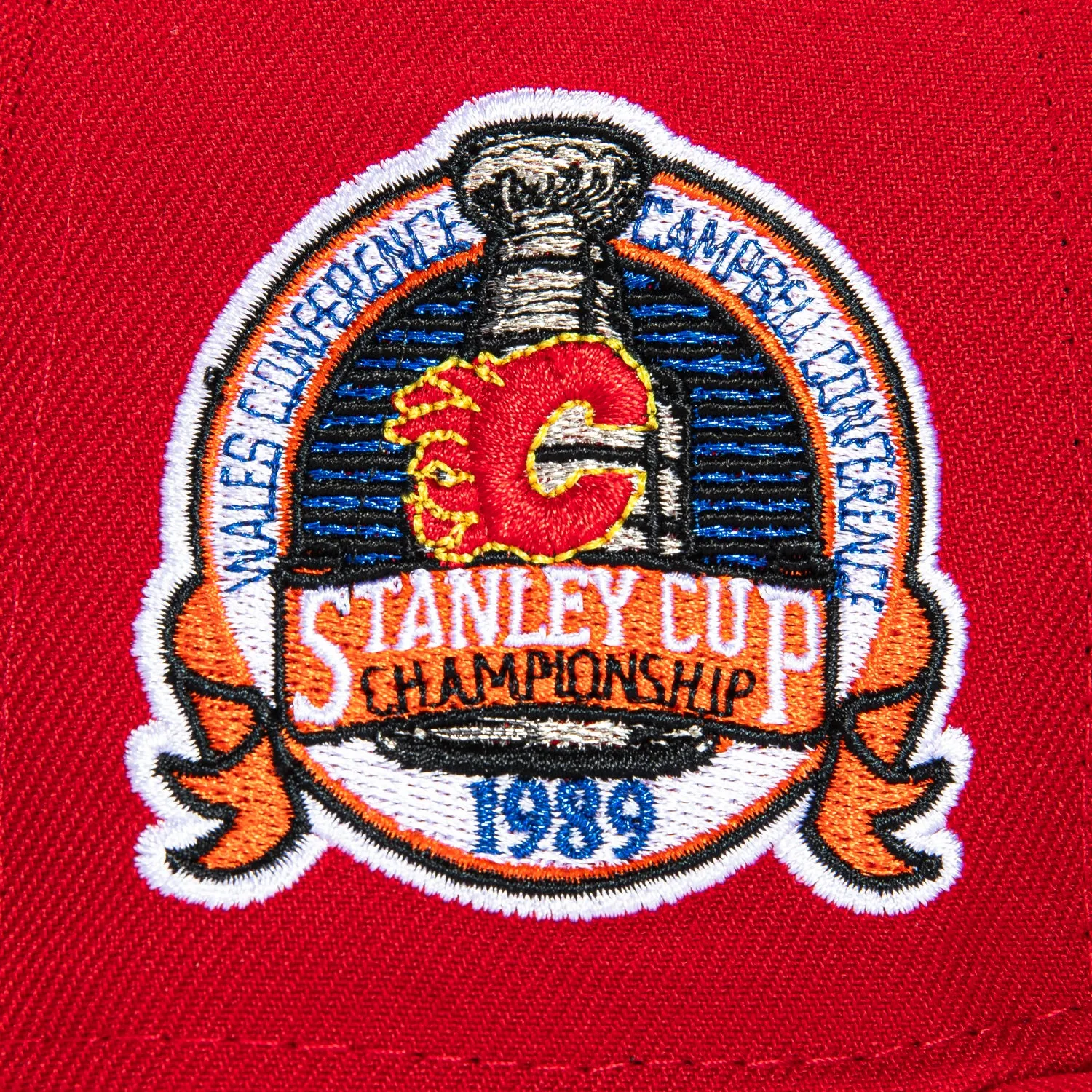 New Era 59Fifty Calgary Flames 1989 Stanley Cup Patch Hat - Red sold by Hat Club product image thumbnail 5