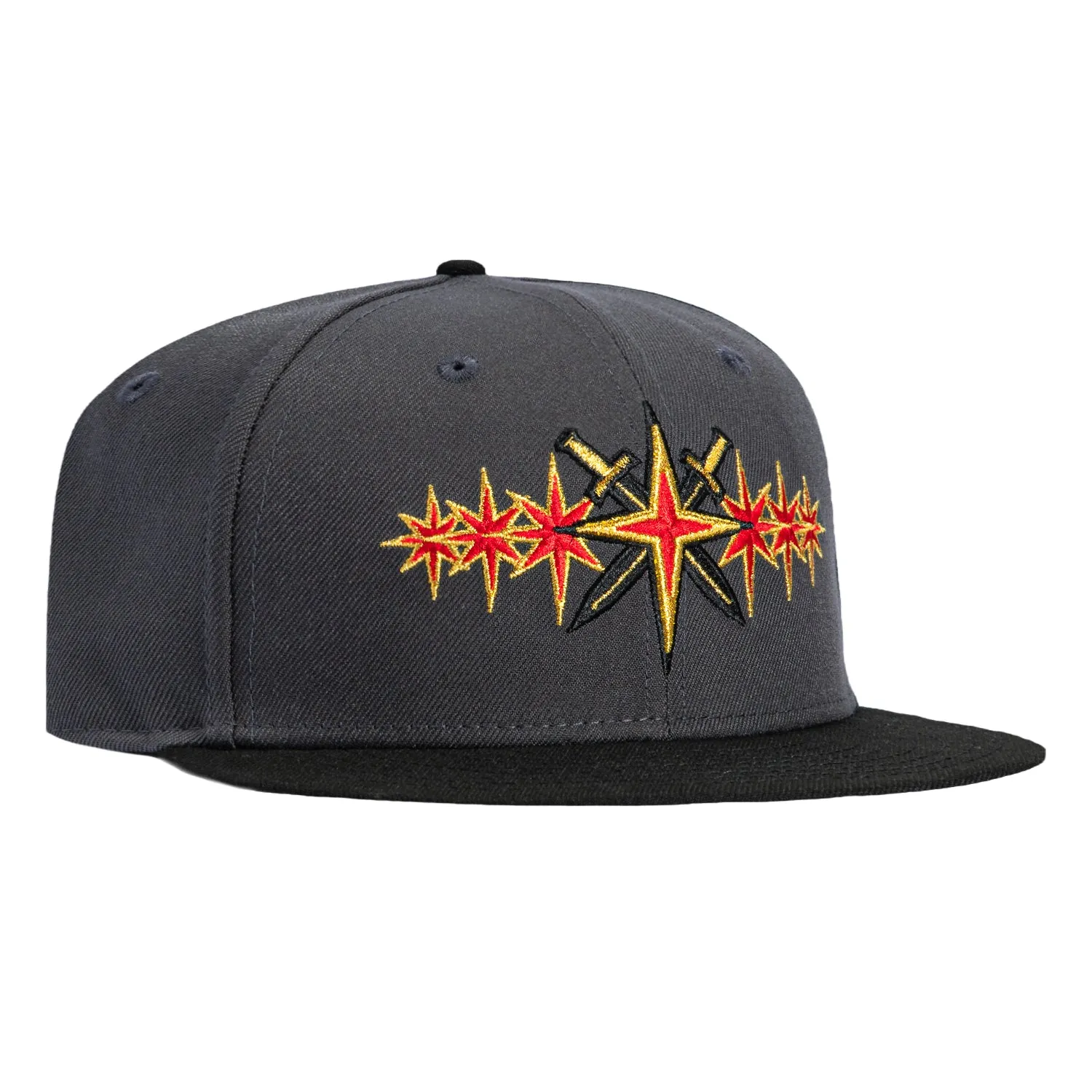 New Era 59Fifty Vegas Golden Knights Stars Hat - Graphite, Black sold by Hat Club