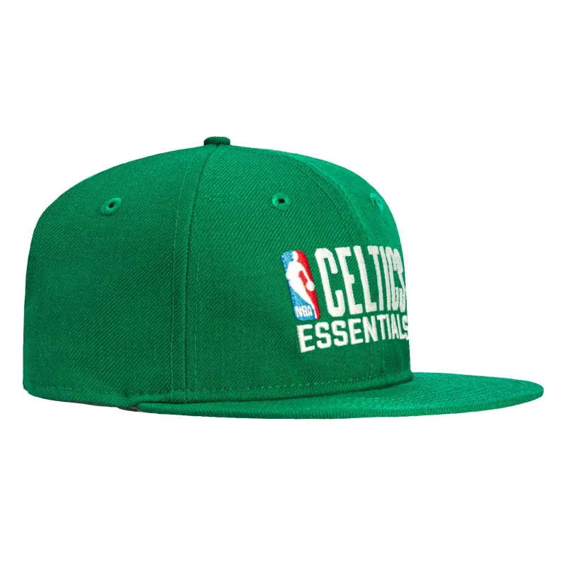 New Era 9Fifty Fear of God Boston Celtics Essentials Snapback Retro Crown Hat - Kelly sold by Hat Club