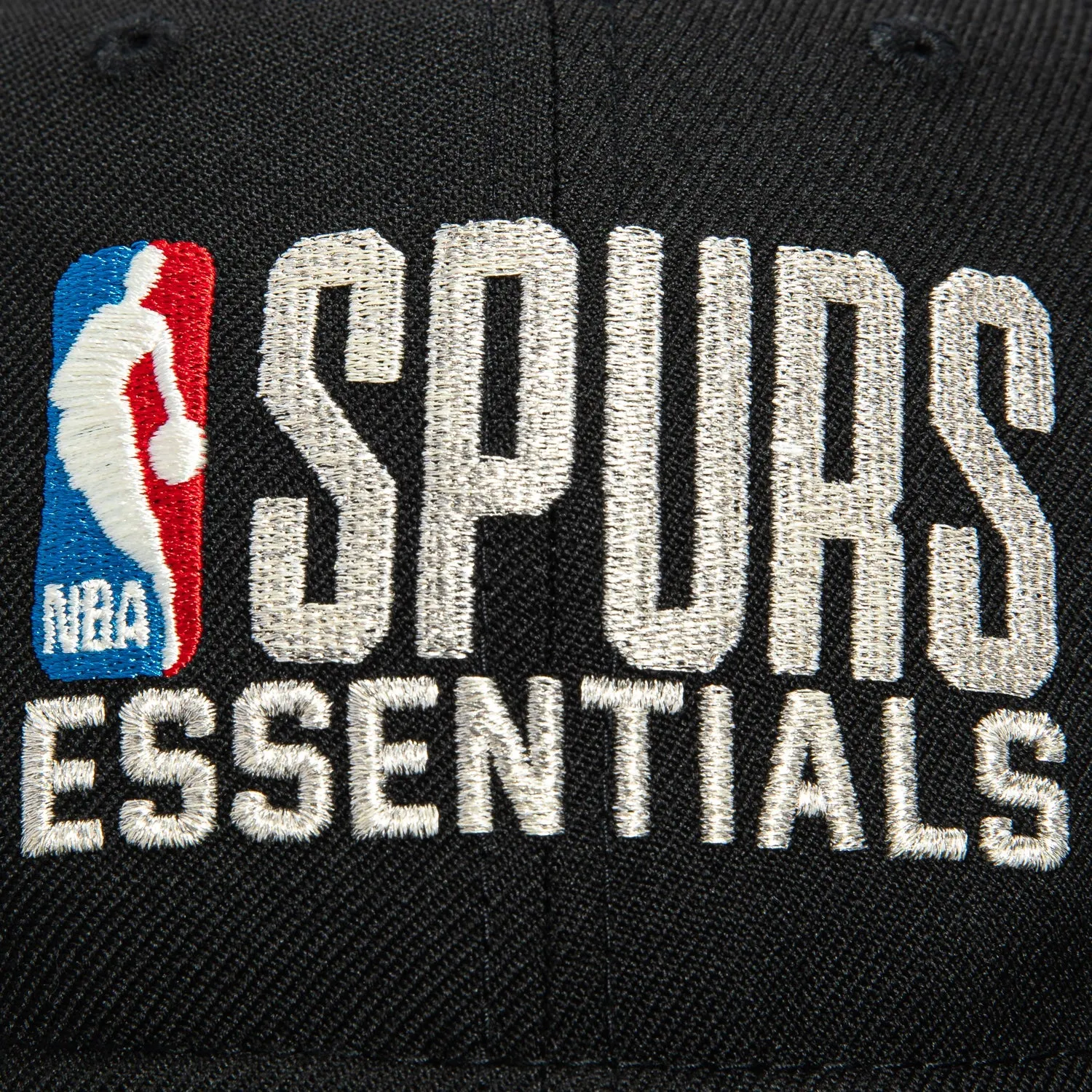 New Era 9Fifty Fear of God San Antonio Spurs Essentials Snapback Retro Crown Hat - Black sold by Hat Club product image thumbnail 3