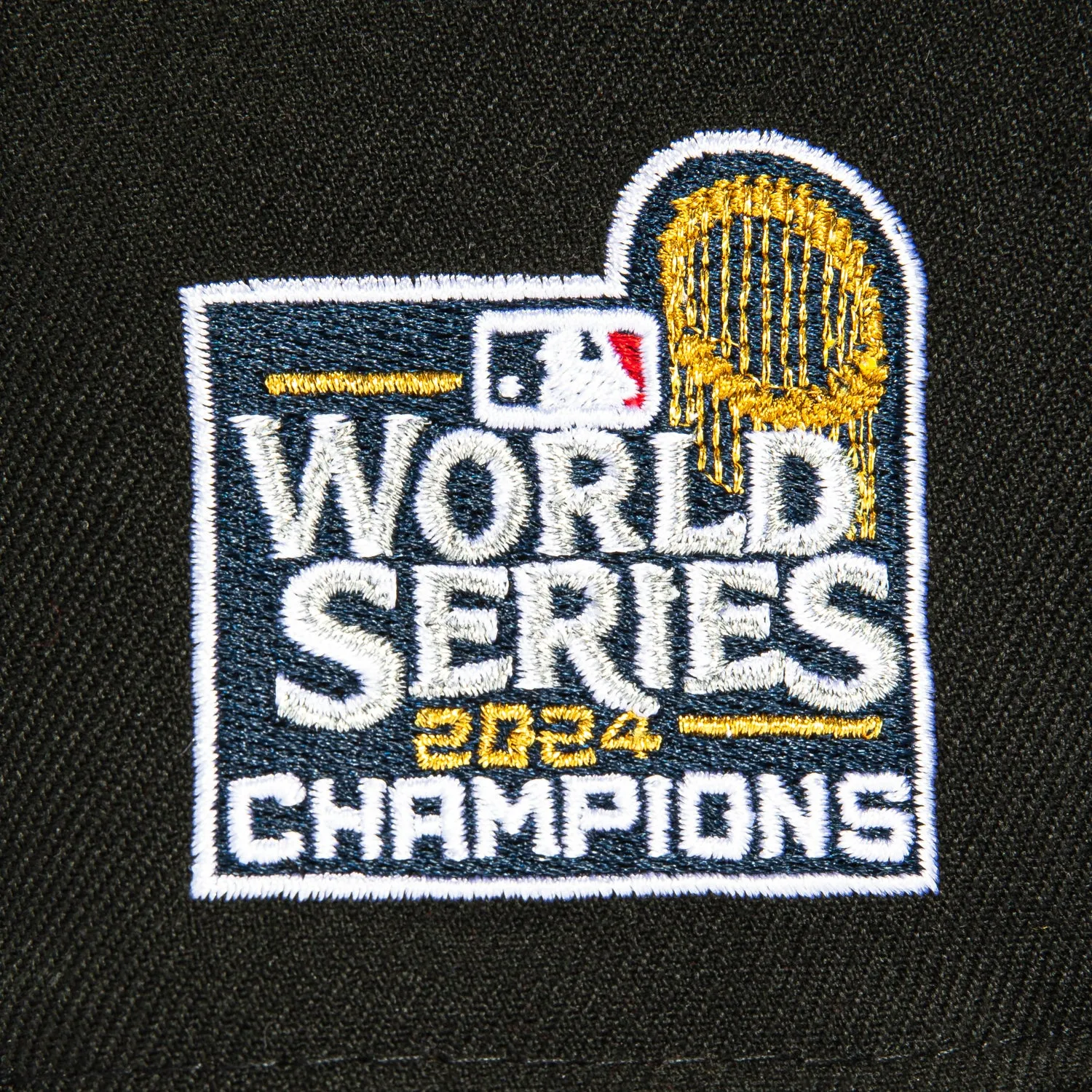 New Era 59Fifty Los Angeles Dodgers 2024 World Series Champions Patch Hat - Black, White sold by Hat Club product image thumbnail 5