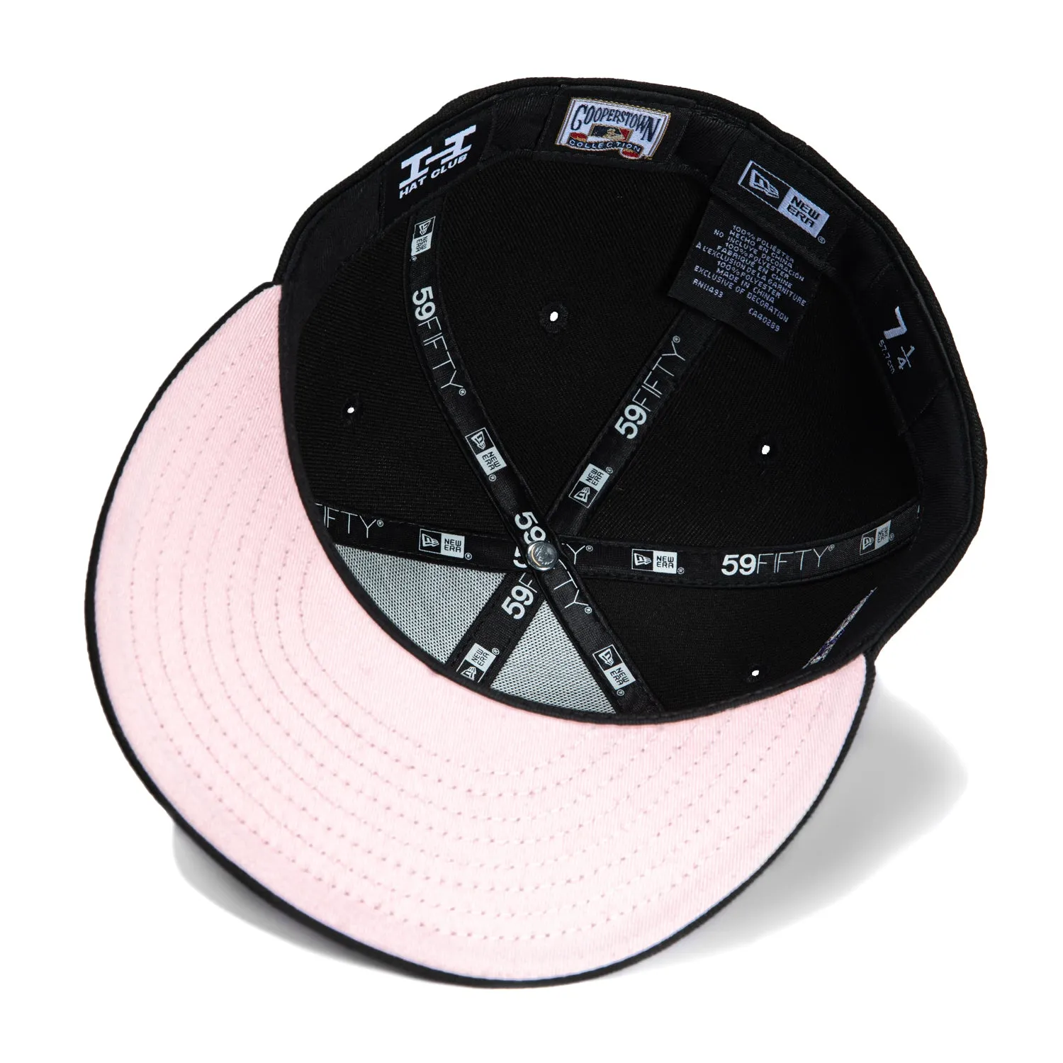 New Era 59Fifty Los Angeles Dodgers 60th Anniversary Script Patch Hat - Black, Purple, Metallic Gold sold by Hat Club product image thumbnail 2