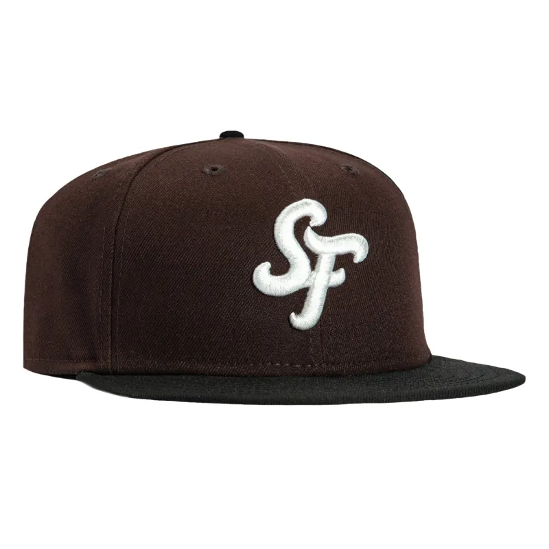 New Era 59Fifty San Francisco Giants 2025 City Connect Hat - Brown, Black, Ivory sold by Hat Club