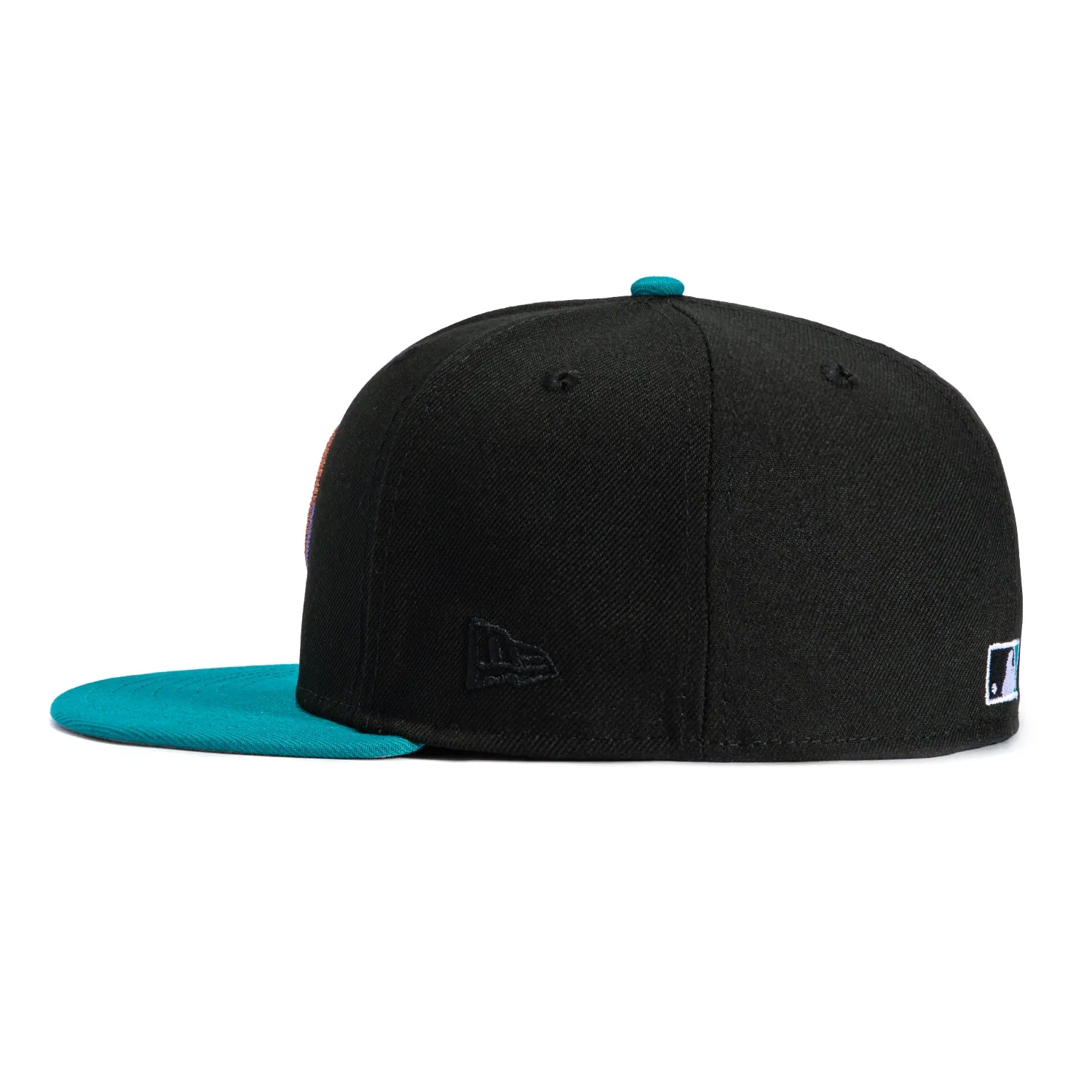 New Era 59Fifty Arizona Diamondbacks Chain D Hat - Black, Teal sold by Hat Club product image thumbnail 3