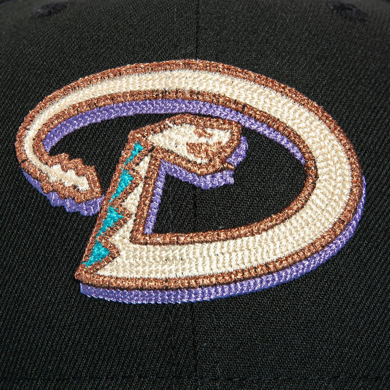 New Era 59Fifty Arizona Diamondbacks Chain D Hat - Black, Teal sold by Hat Club product image thumbnail 4