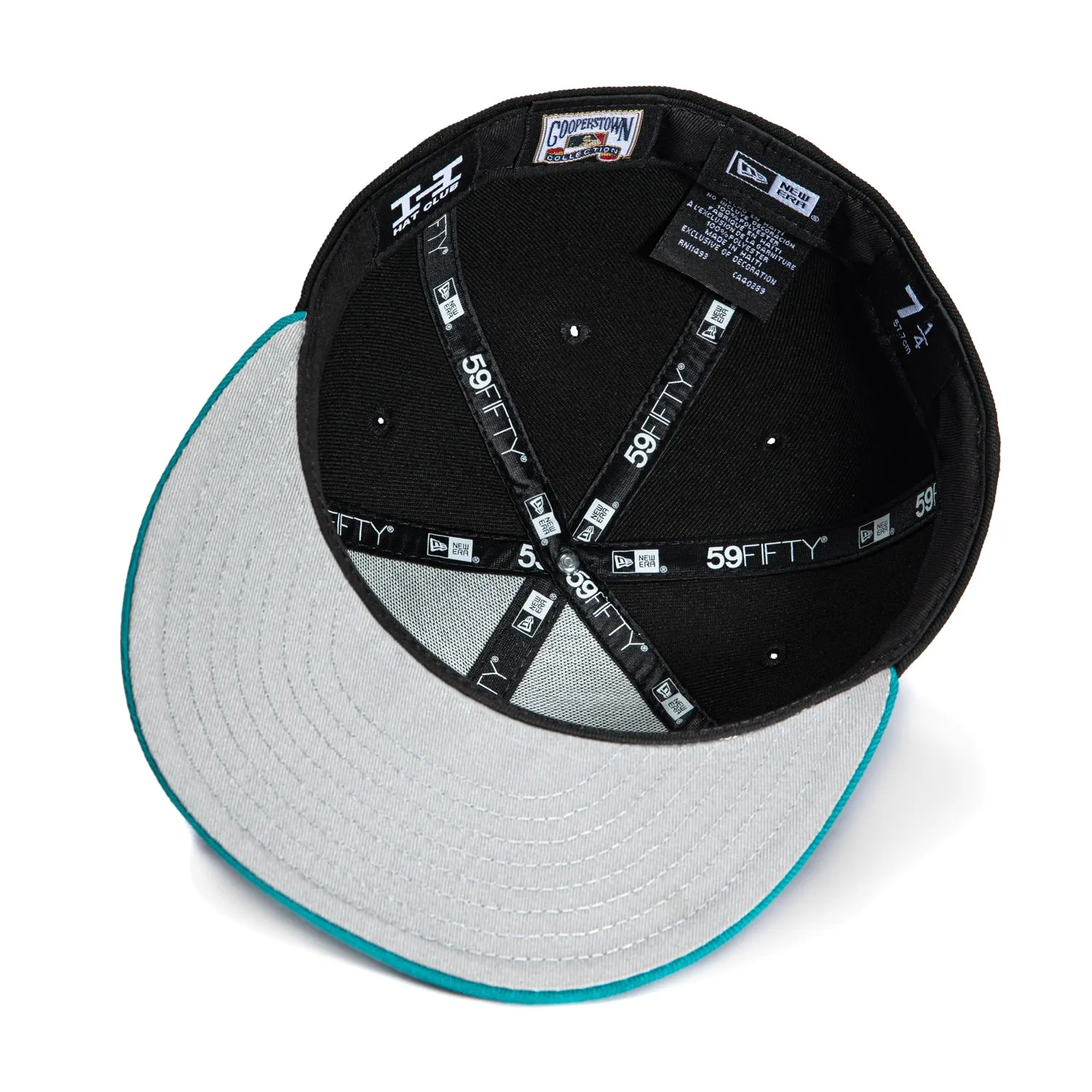 New Era 59Fifty Arizona Diamondbacks Chain D Hat - Black, Teal sold by Hat Club product image thumbnail 2