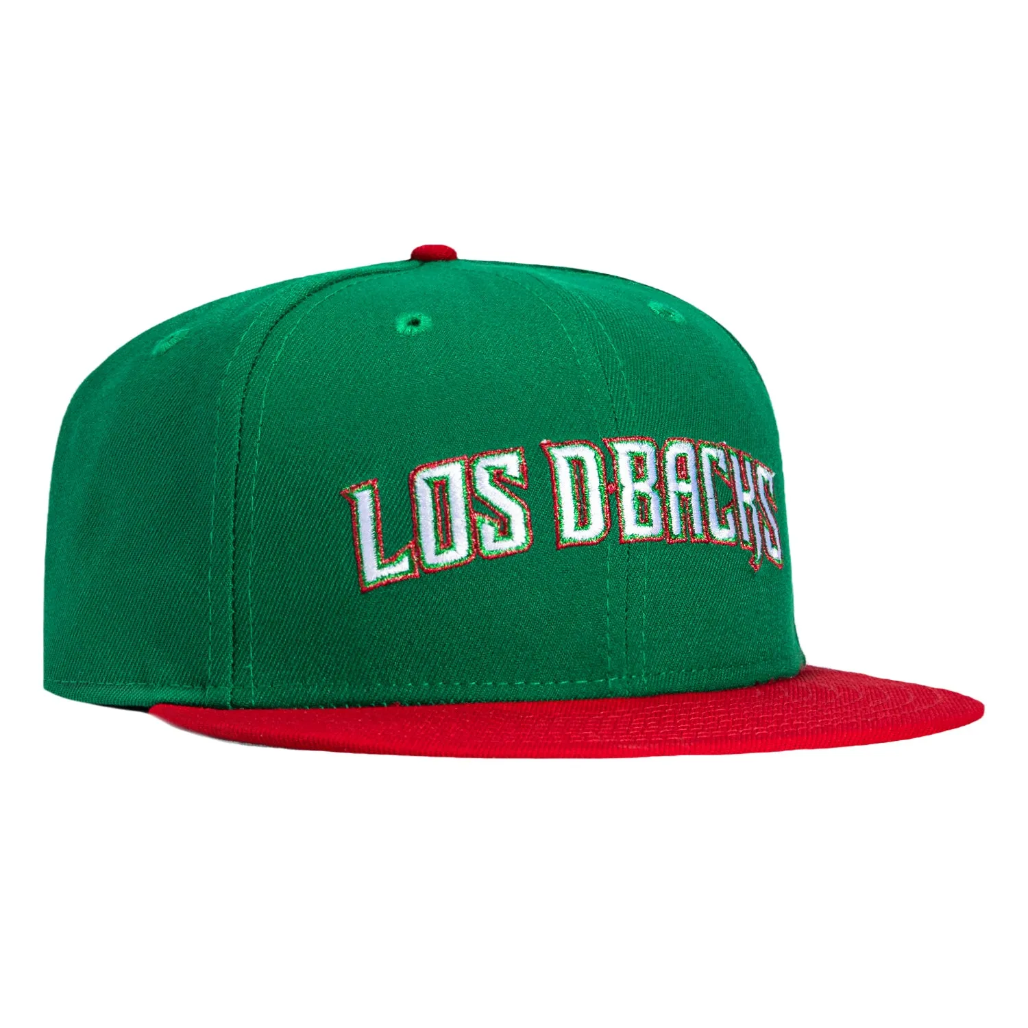 New Era 59Fifty Arizona Diamondbacks Los DBacks Hat - Kelly, Red sold by Hat Club