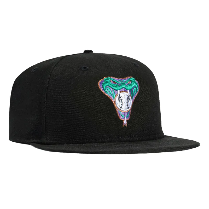 New Era 59Fifty Arizona Diamondbacks 1998 Snakehead Hat - Black sold by Hat Club