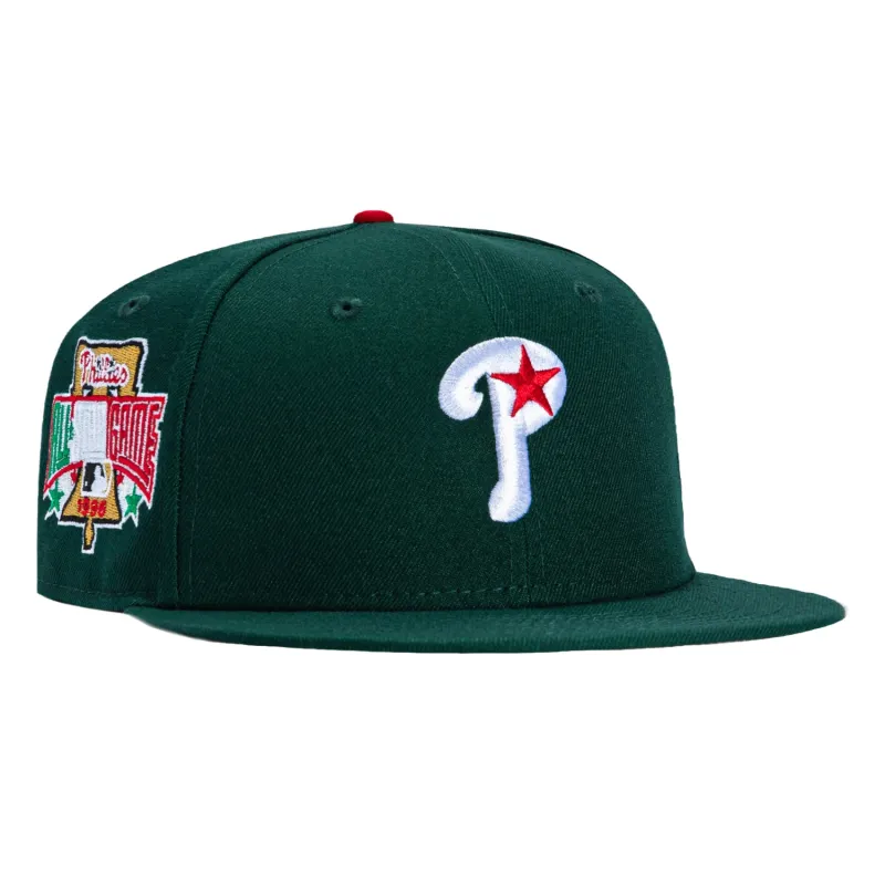New Era 59Fifty Philadelphia Phillies 1996 All Star Game Patch Alternate Hat - Green, Black sold by Hat Club