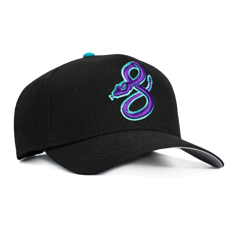 New Era 9Forty A-Frame Arizona Diamondbacks 2025 City Connect S Snapback Hat - Black, Purple, Teal made by New Era