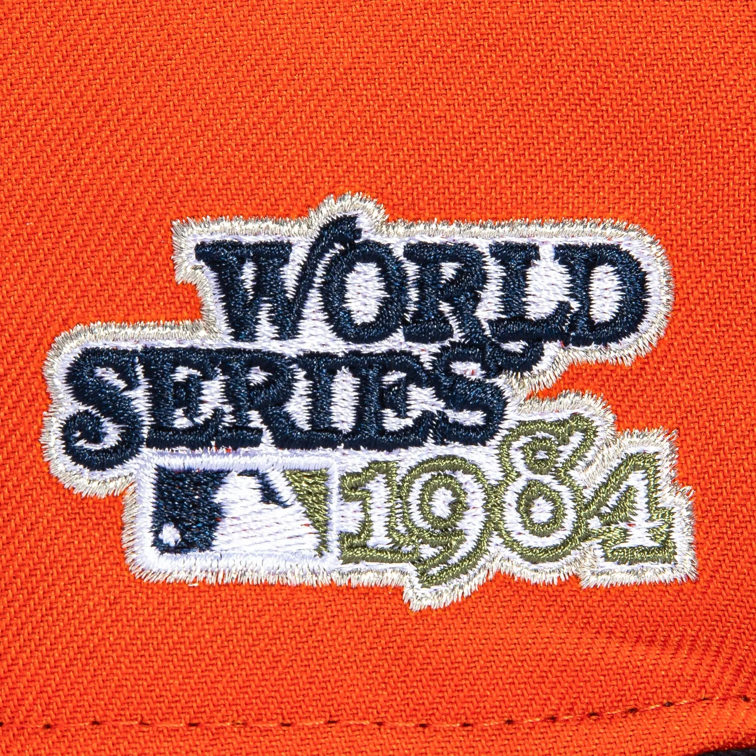 New Era 59Fifty Detroit Tigers 1984 World Series Patch Hat - Orange, Navy sold by Hat Club product image thumbnail 5