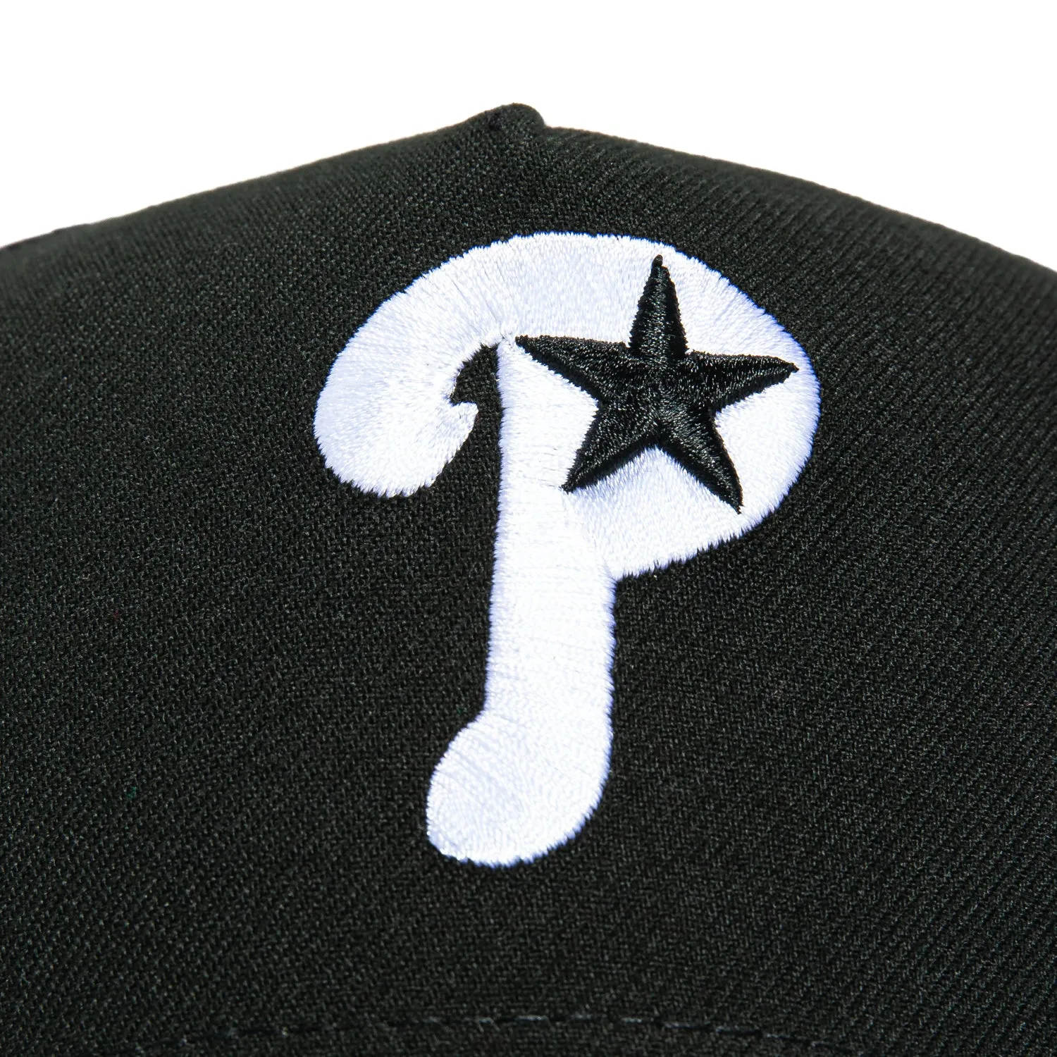 New Era 9Forty A-Frame Philadelphia Phillies Alternate Trucker Snapback Hat - Black, White sold by Hat Club product image thumbnail 3