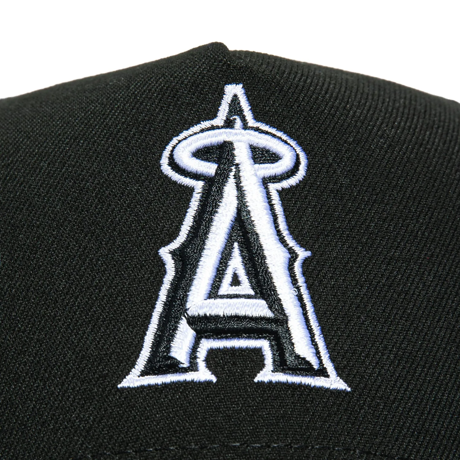 New Era 9Forty A-Frame Los Angeles Angels Trucker Snapback Hat - Black, White sold by Hat Club product image thumbnail 3