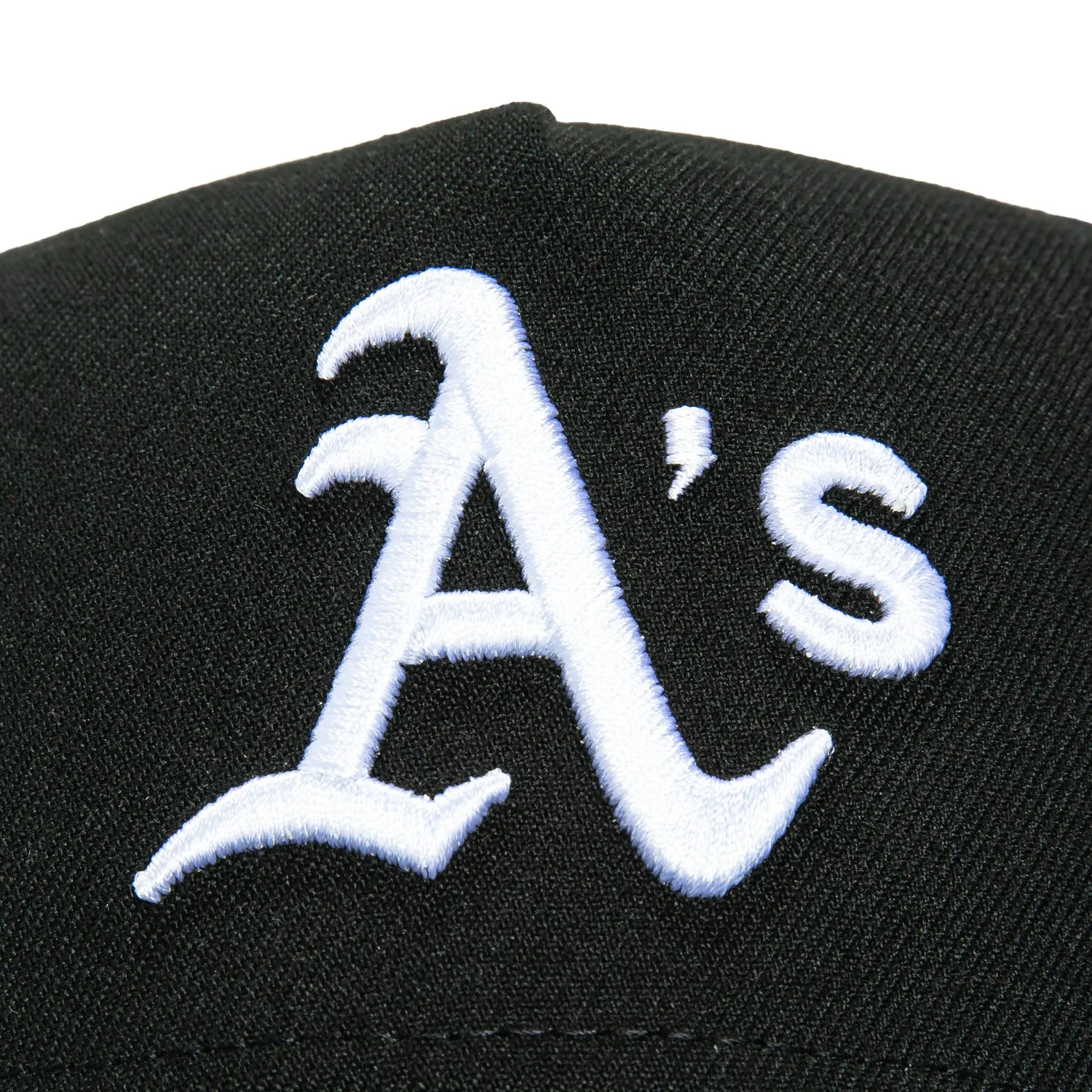 New Era 9Forty A-Frame Oakland Athletics Trucker Snapback Hat - Black, White sold by Hat Club product image thumbnail 3