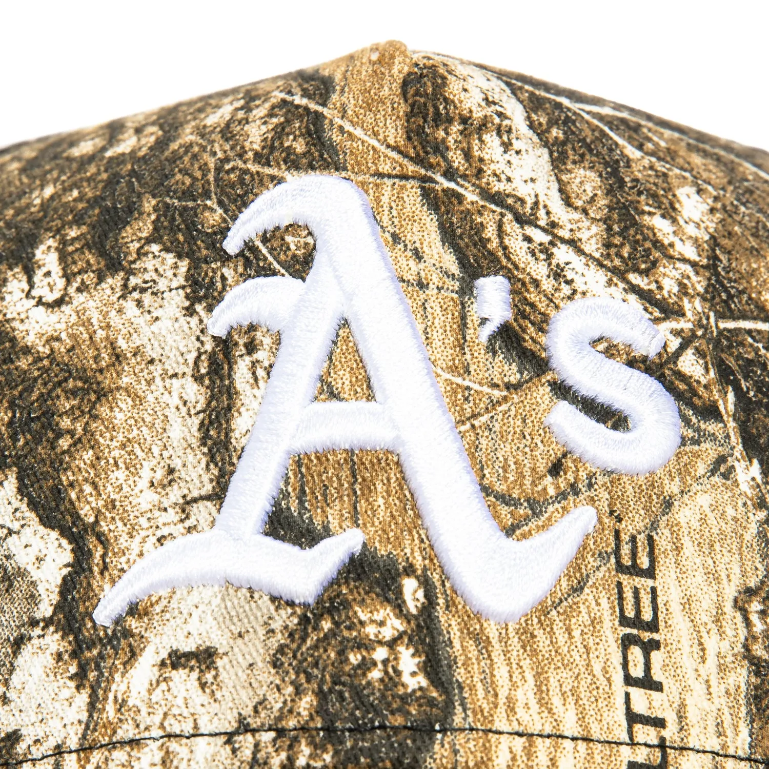 New Era 9Forty A-Frame Oakland Athletics Snapback Trucker Hat - Realtree, Black sold by Hat Club product image thumbnail 3