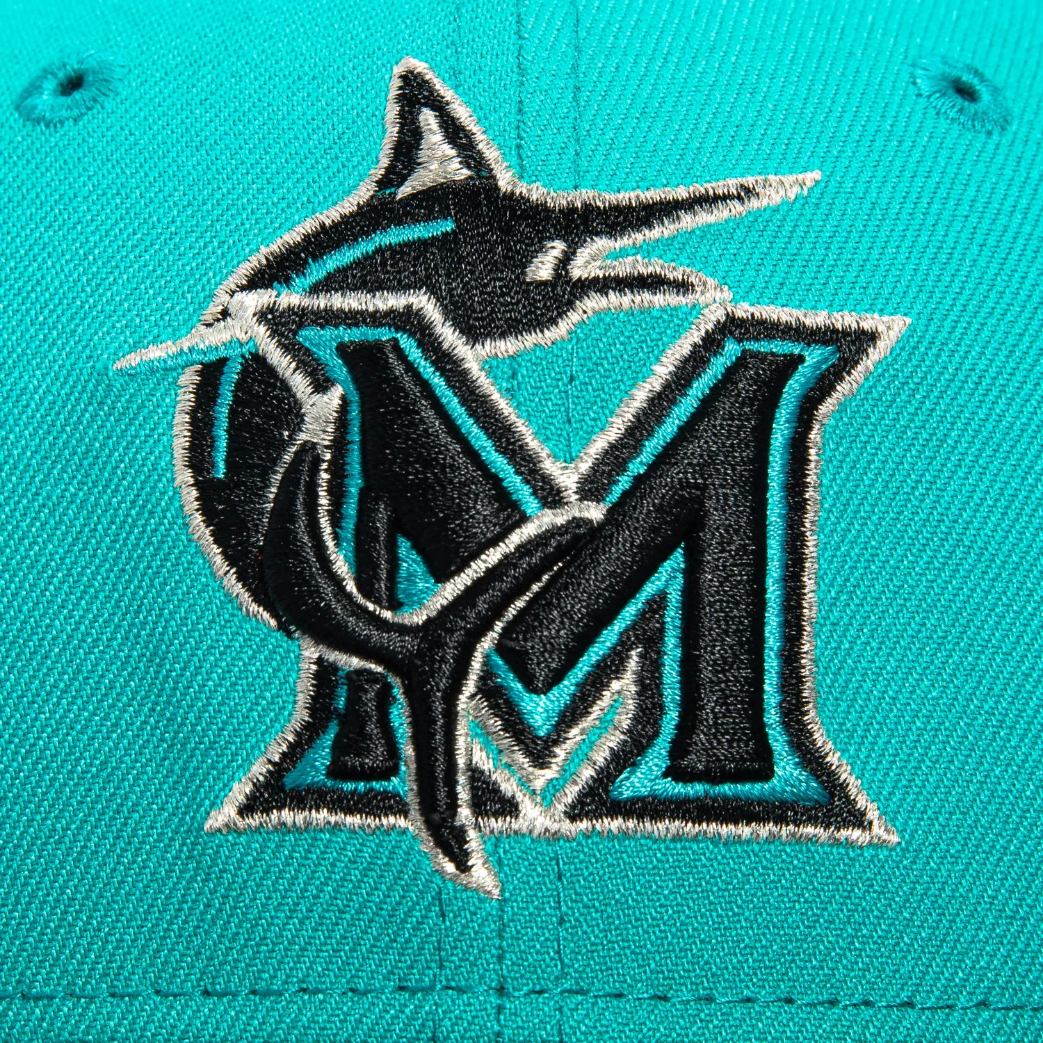 New Era 59Fifty Miami Marlins 2025 City Connect Hat - Teal, Black sold by Hat Club product image thumbnail 4