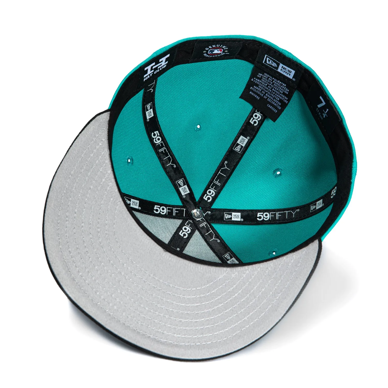 New Era 59Fifty Miami Marlins 2025 City Connect Hat - Teal, Black sold by Hat Club product image thumbnail 2