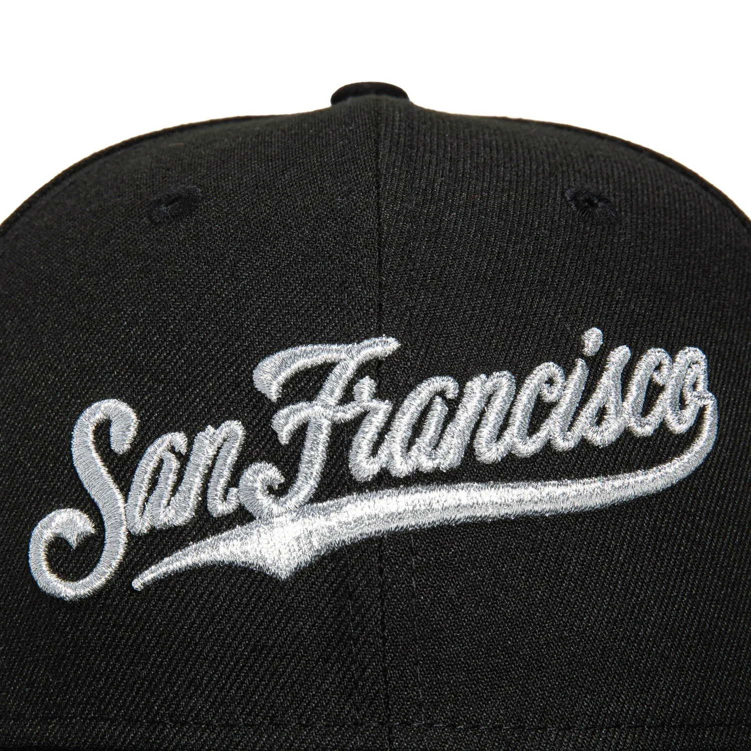 New Era 59Fifty San Francisco Giants 2007 All Star Game Patch Script Hat - Black, Metallic Silver sold by Hat Club product image thumbnail 4