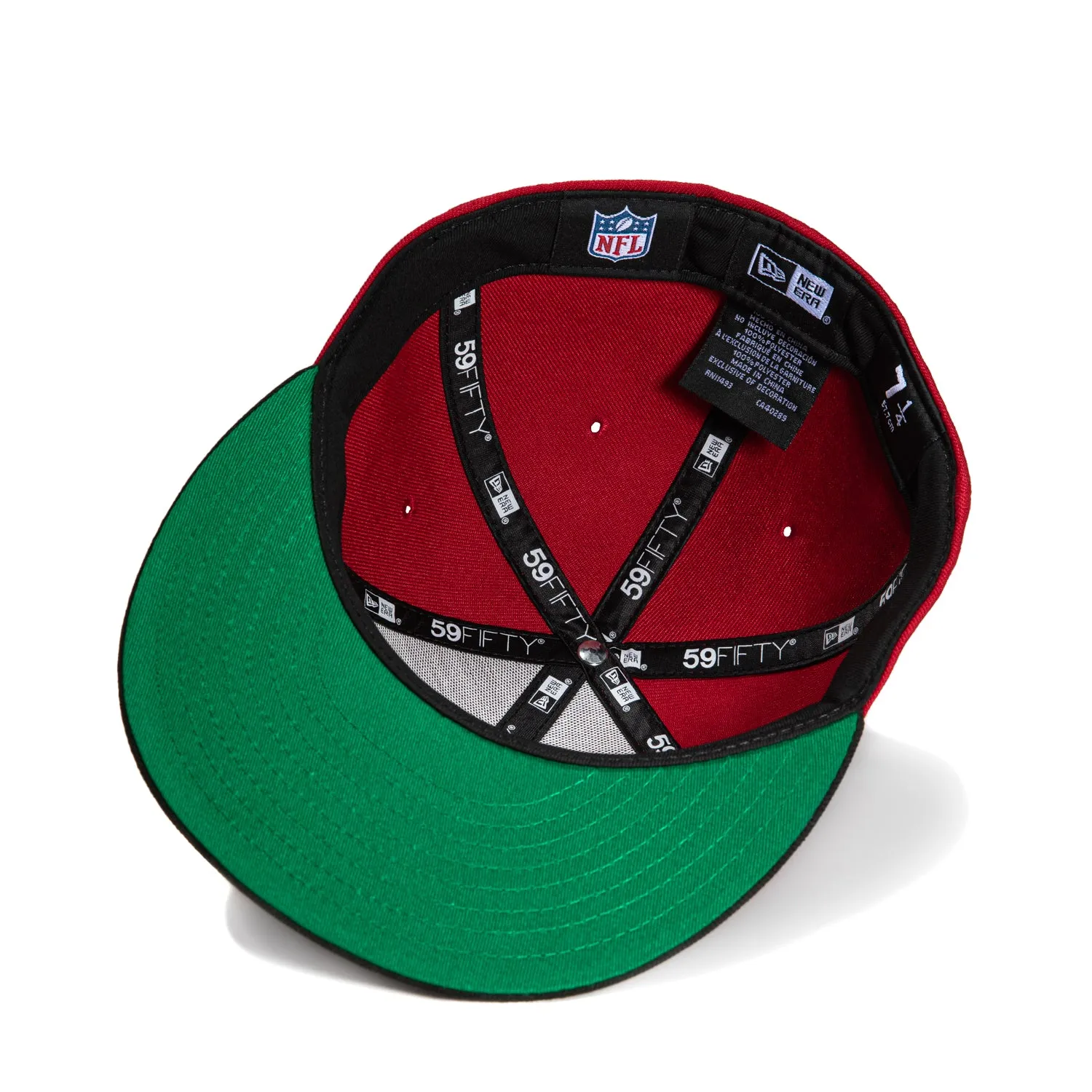 New Era 59Fifty San Francisco 49ers 1996 Draft Patch Hat - Cardinal, Black sold by Hat Club product image thumbnail 2