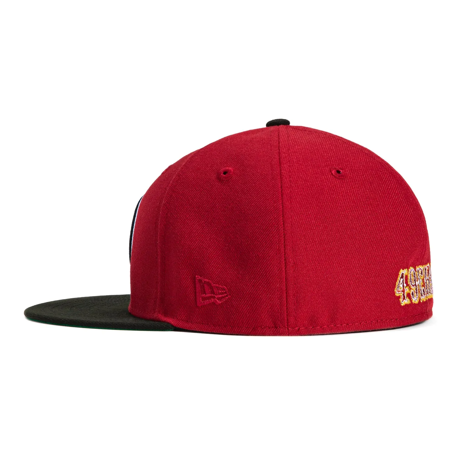 New Era 59Fifty San Francisco 49ers 1996 Draft Patch Hat - Cardinal, Black sold by Hat Club product image thumbnail 3