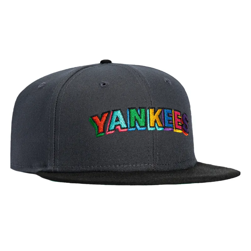 New Era 59Fifty New York Yankees Hat - Graphite, Black sold by Hat Club