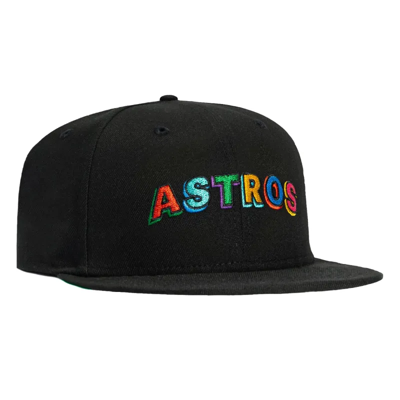 New Era 59Fifty Houston Astros Hat - Black sold by Hat Club