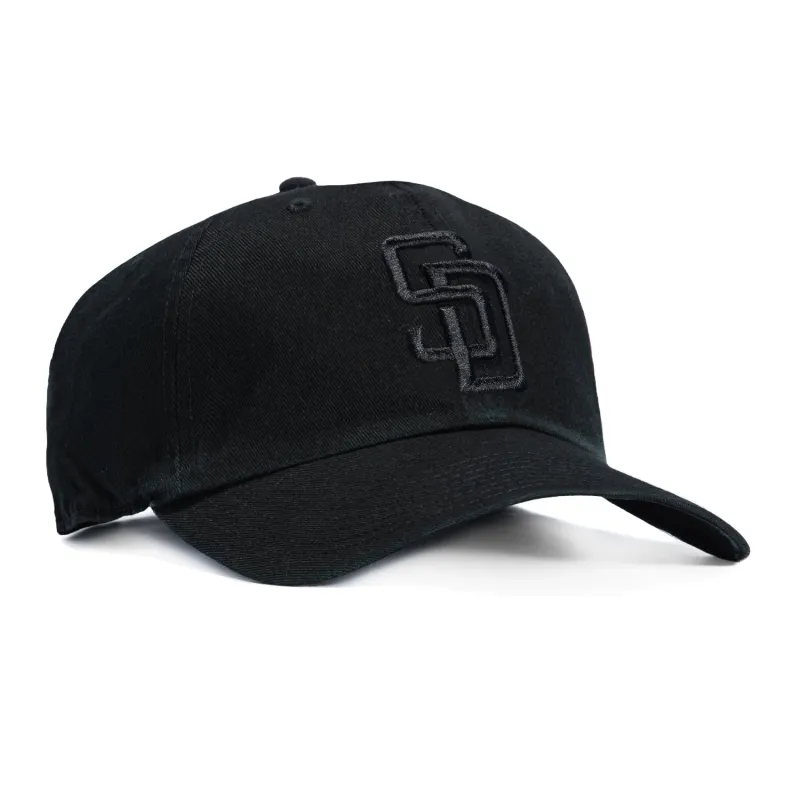 47 Brand Cleanup San Diego Padres Adjustable Hat - Black, Black made by 47
