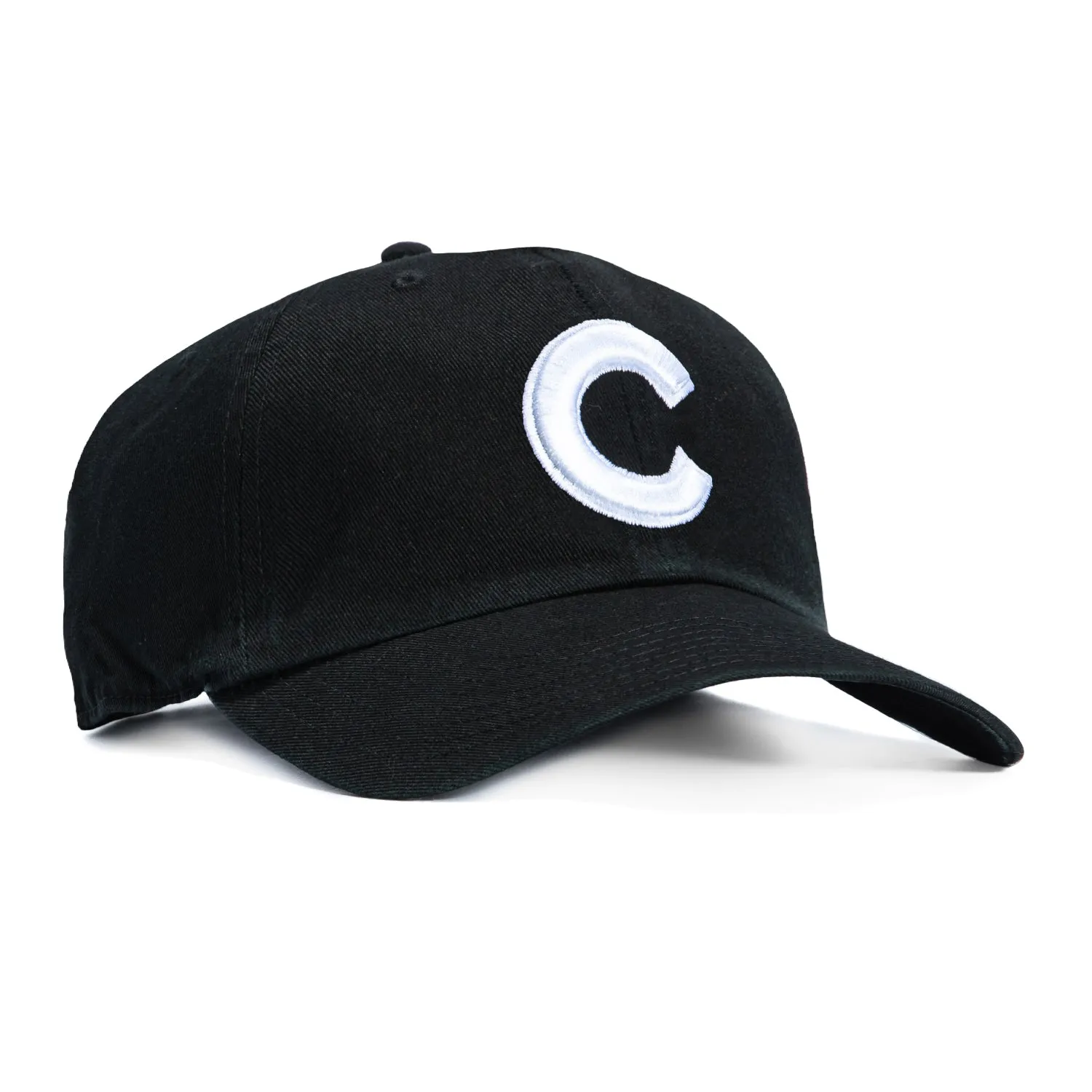 47 Brand Cleanup Chicago Cubs Adjustable Hat - Black, White sold by Hat Club