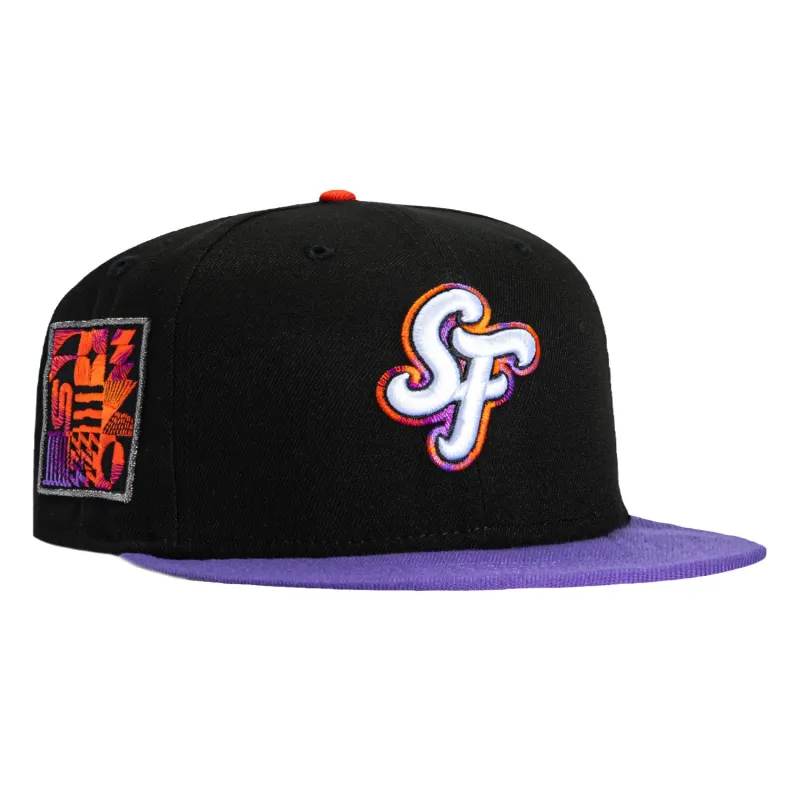 New Era 59Fifty San Francisco Giants 2025 City Connect Patch Hat - Black, Purple sold by Hat Club