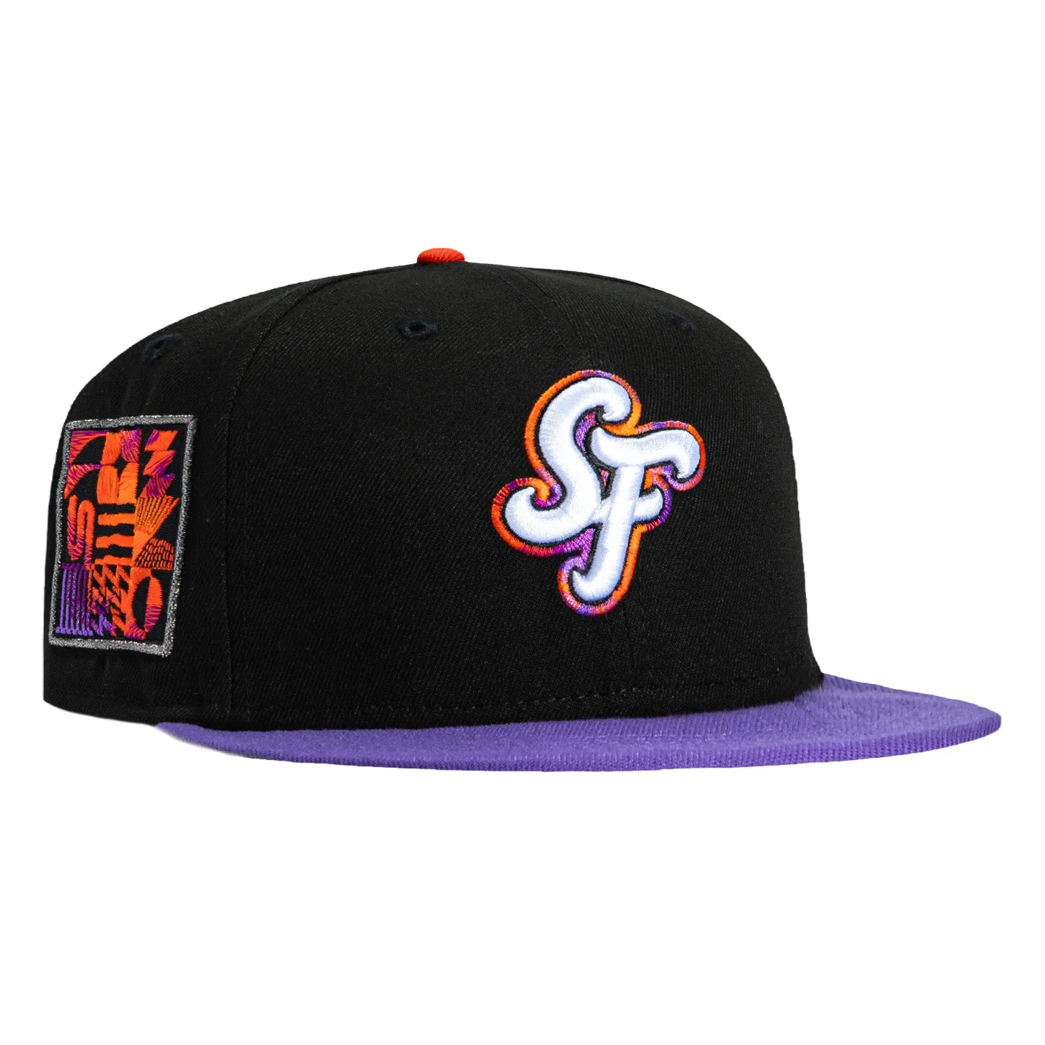 New Era 59Fifty San Francisco Giants 2025 City Connect Patch Hat - Black, Purple sold by Hat Club