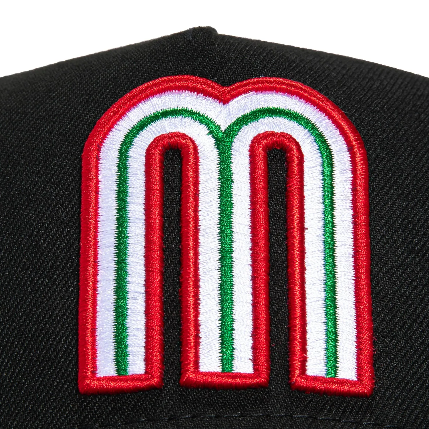 New Era 9Forty A-Frame Mexico World Baseball Classic Trucker Snapback Hat - Black sold by Hat Club product image thumbnail 3