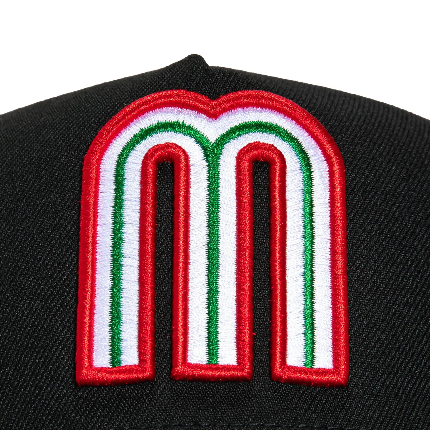 New Era 9Forty A-Frame Mexico World Baseball Classic Snapback Hat - Black, Brown sold by Hat Club product image thumbnail 3