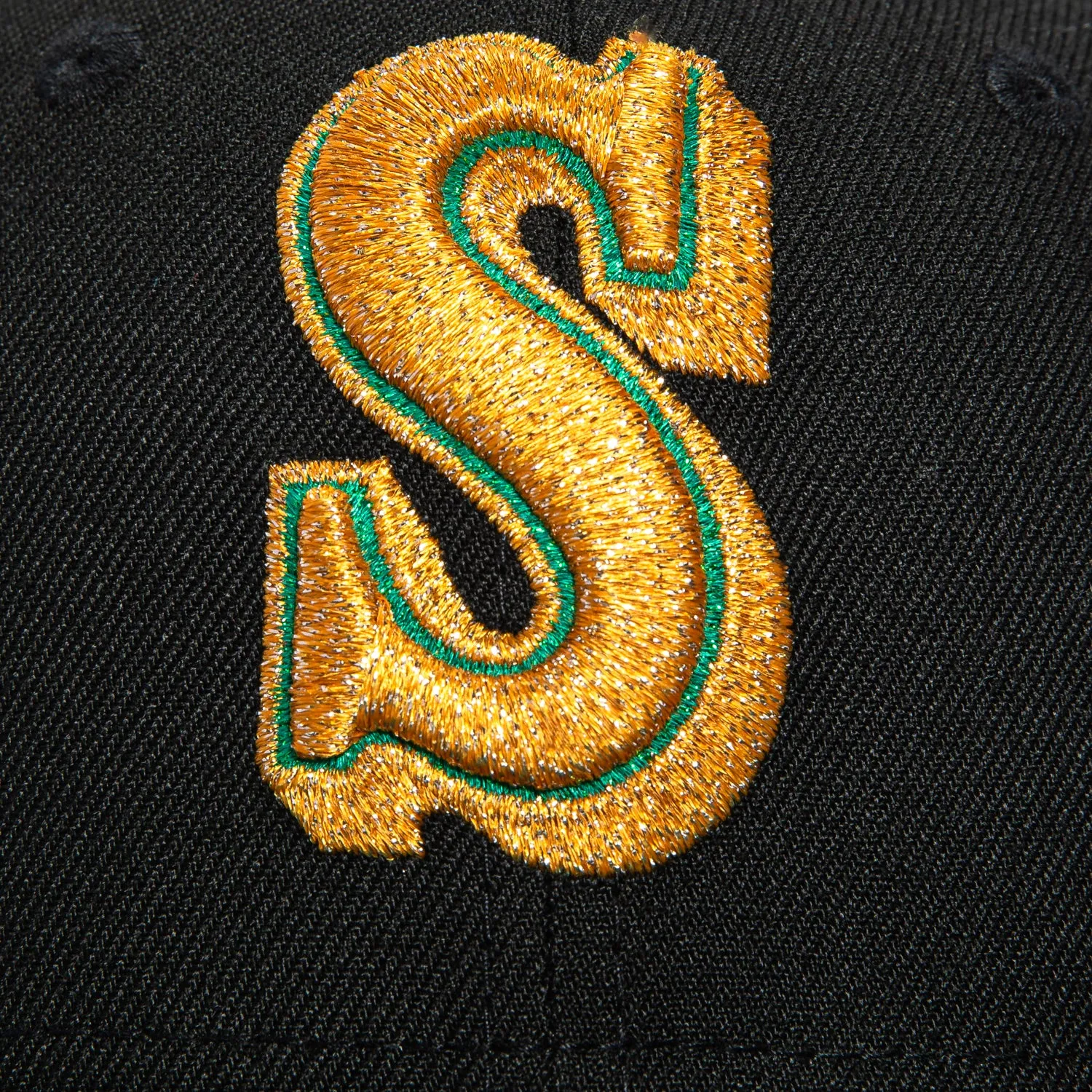 New Era 59Fifty Seattle Mariners 1987 Hat - Black, Green sold by Hat Club product image thumbnail 4