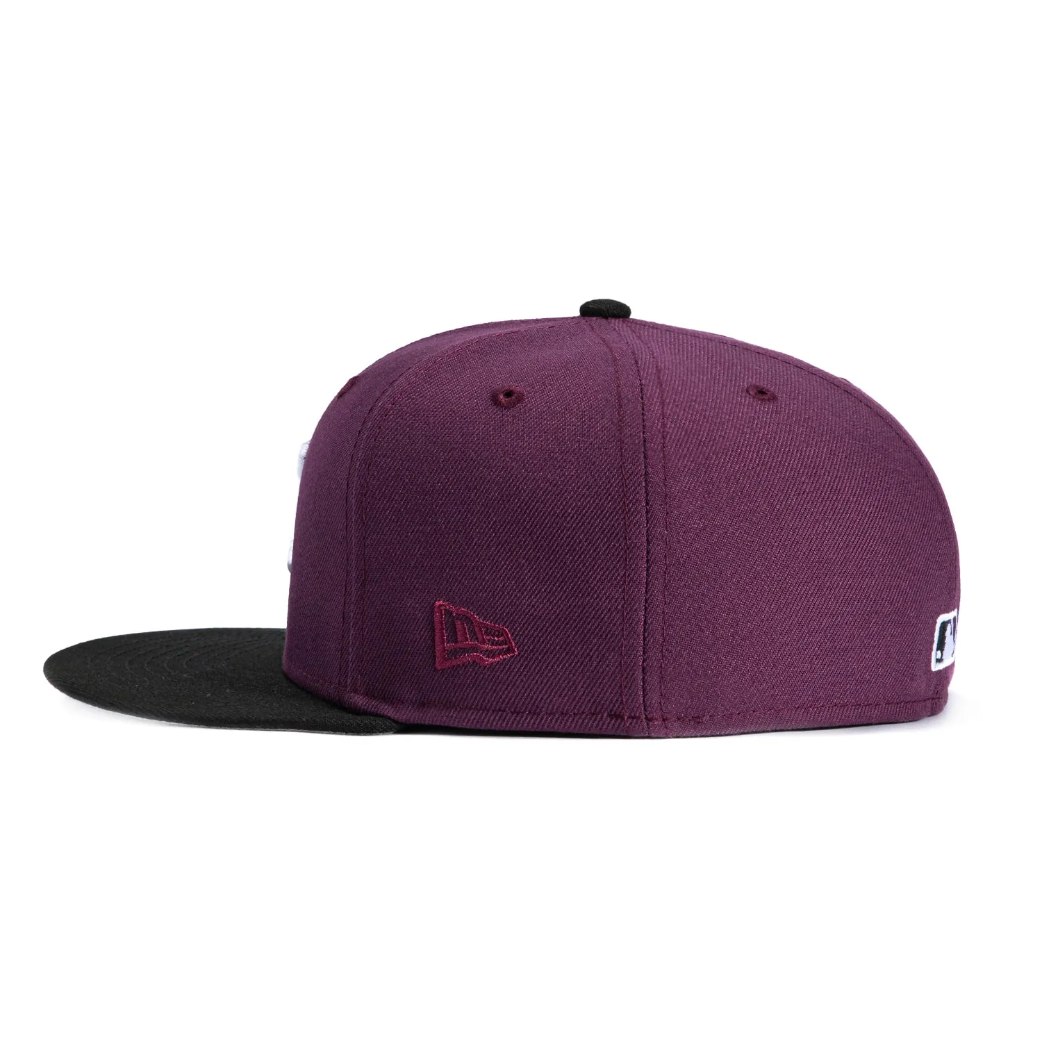New Era 59Fifty New York Yankees Hat - Maroon, Black, White sold by Hat Club product image thumbnail 3