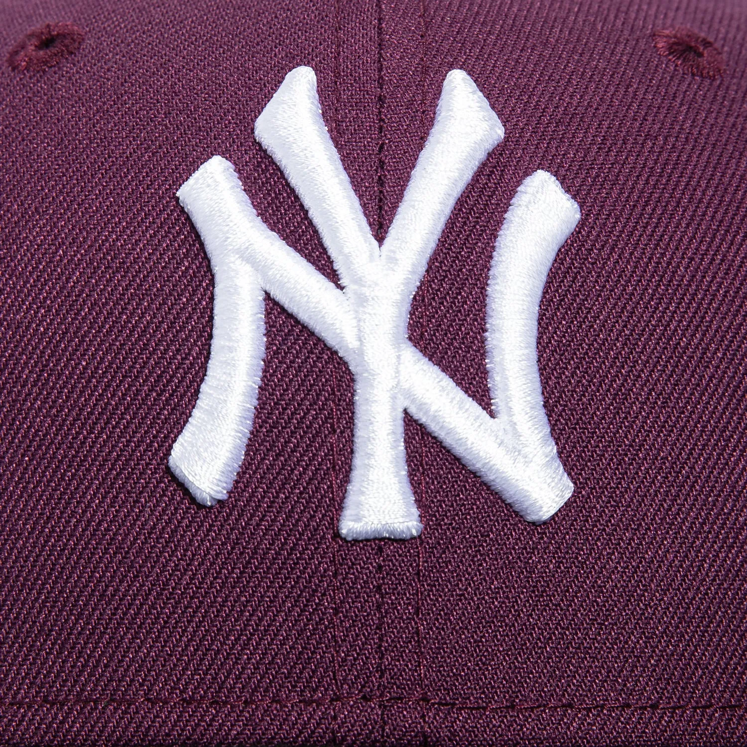 New Era 59Fifty New York Yankees Hat - Maroon, Black, White sold by Hat Club product image thumbnail 4