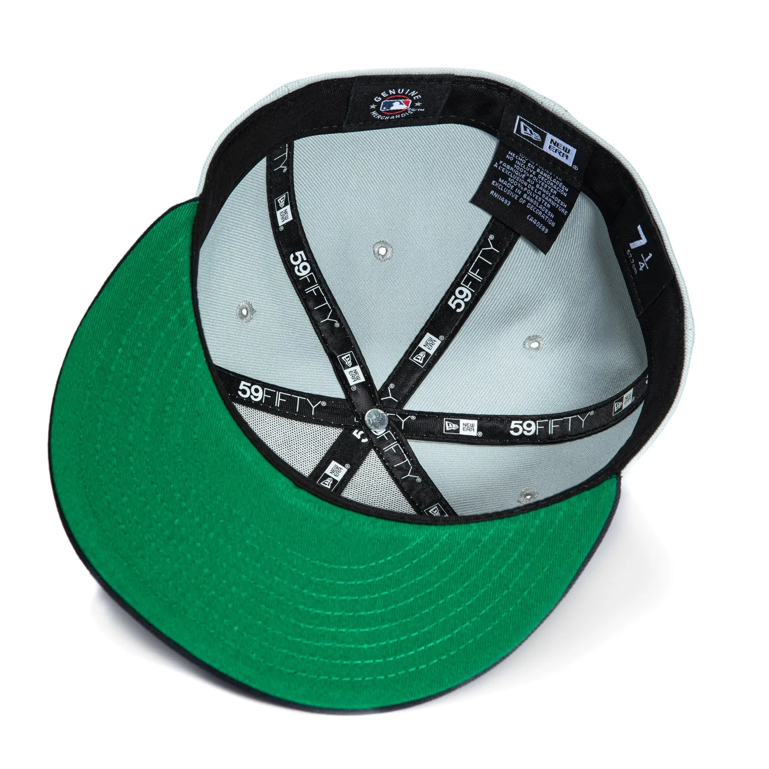 New Era 59Fifty New York Yankees Hat - Grey, Navy sold by Hat Club product image thumbnail 2