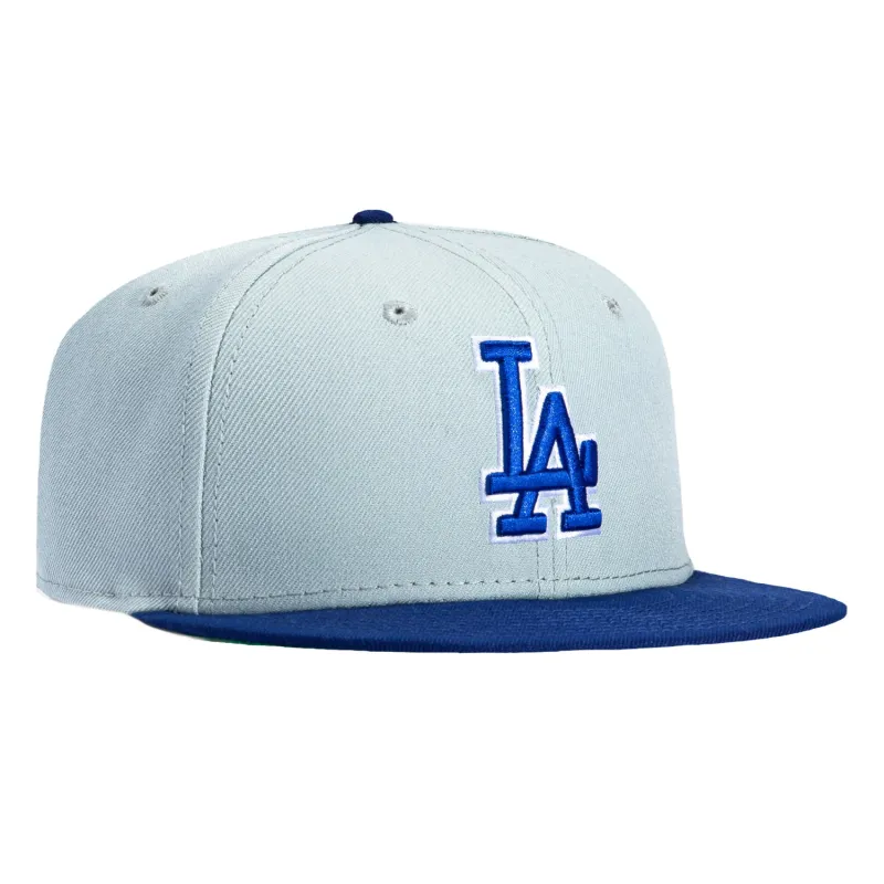 New Era 59Fifty Los Angeles Dodgers Hat - Grey, Royal sold by Hat Club