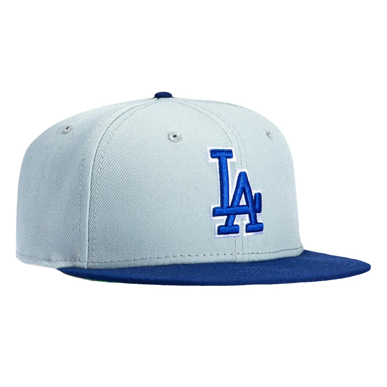 New Era 59Fifty Los Angeles Dodgers Hat - Grey, Royal sold by Hat Club