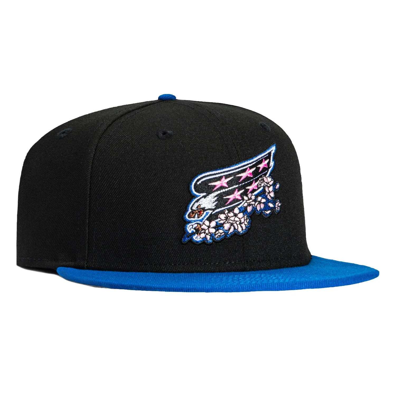 New Era 59Fifty Washington Capitals Blossom Hat - Black, Royal sold by Hat Club