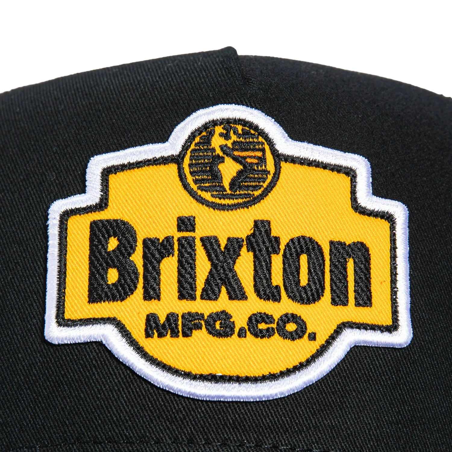 Brixton Genuine Quality Mesh Snapback Trucker Hat - Black sold by Hat Club product image thumbnail 3