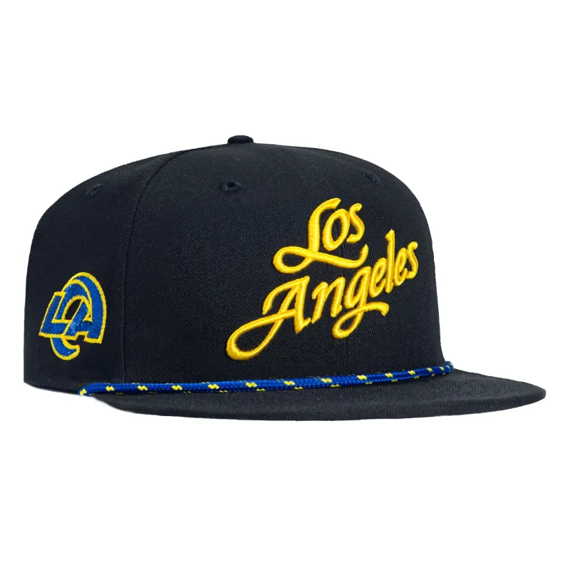 New Era 59Fifty 2025 NFL Rivalries Los Angeles Rams Logo Patch Hat - Navy made by New Era