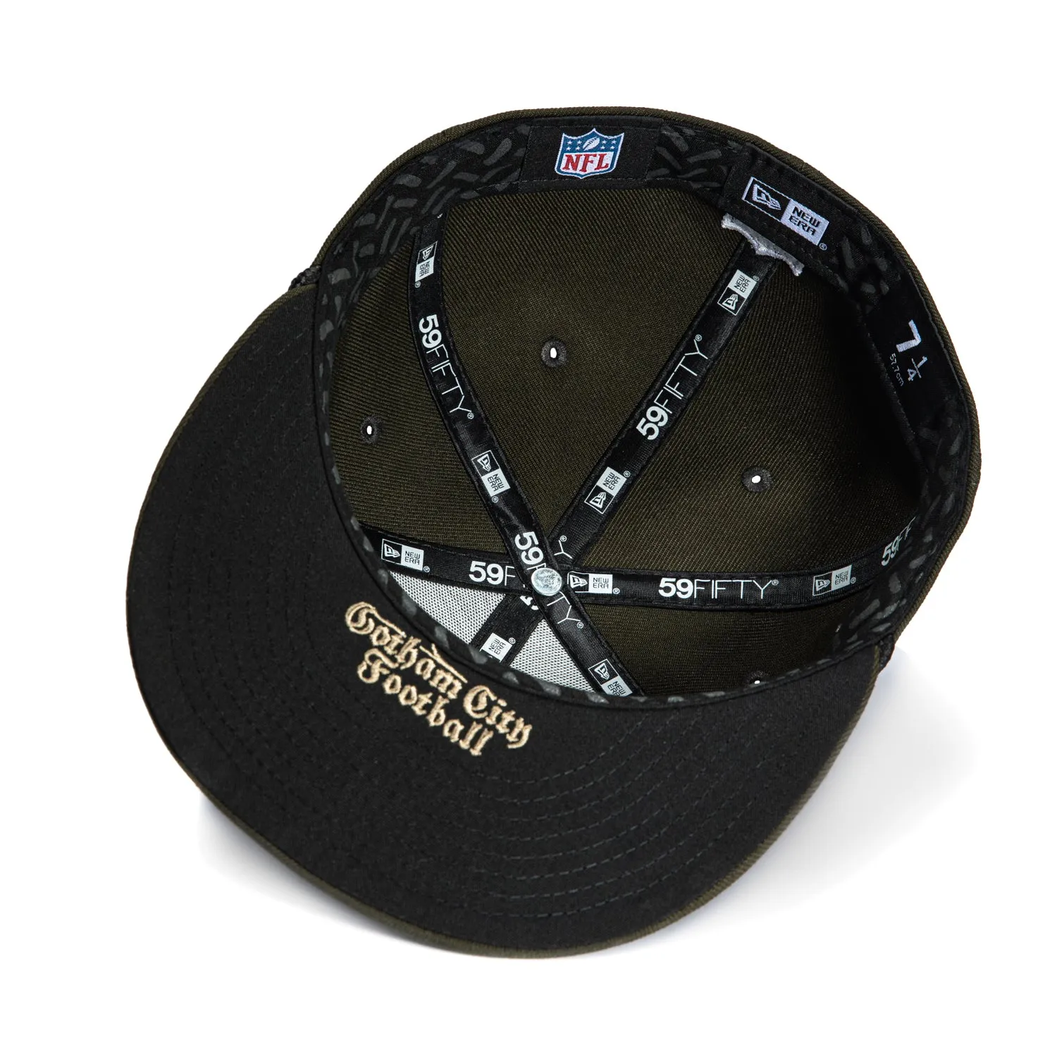 New Era 59Fifty 2025 NFL Rivalries New York Jets Gotham City Football Patch Hat - Olive sold by Hat Club product image thumbnail 2