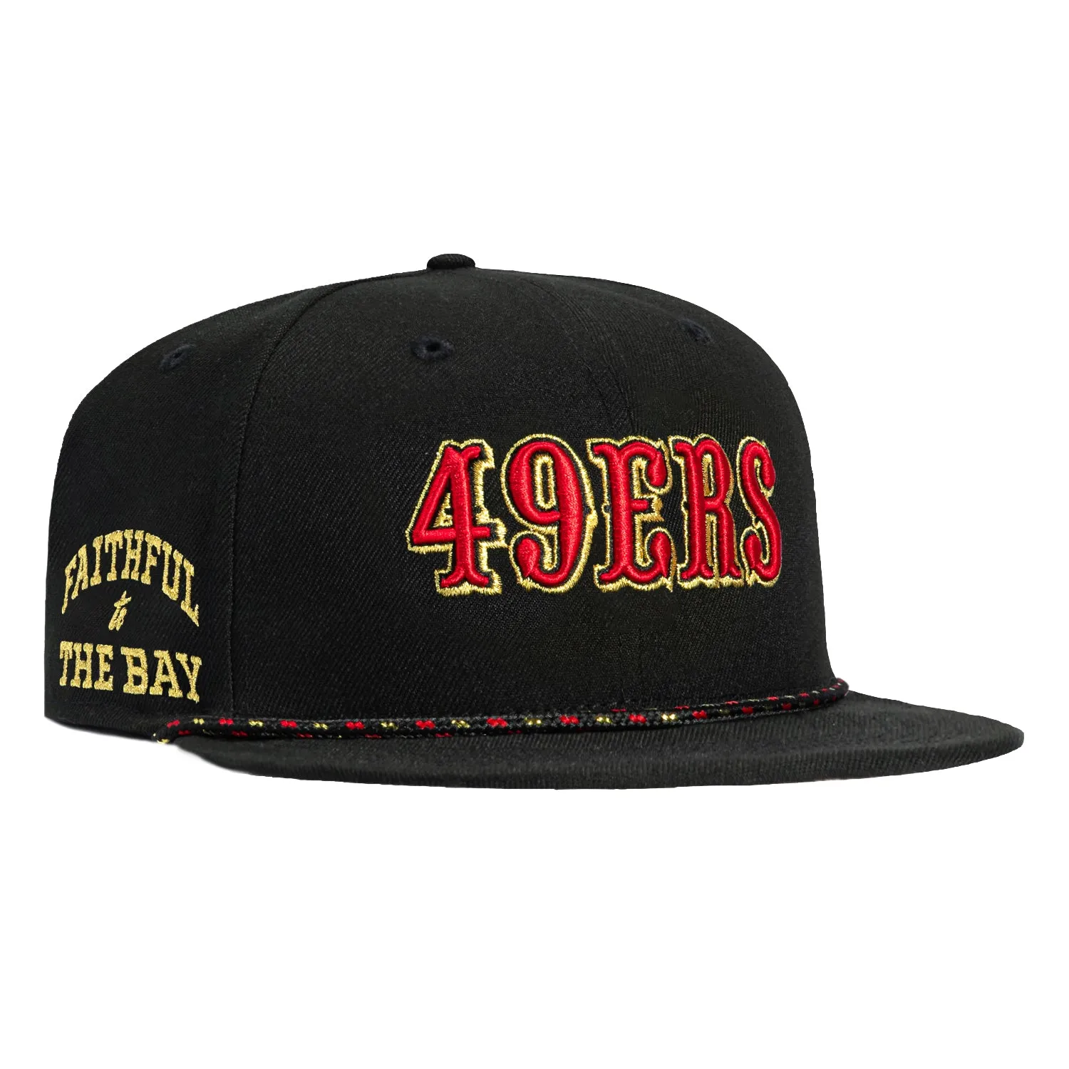 New Era 59Fifty 2025 NFL Rivalries San Francisco 49ers Faithful to The Bay Patch Hat - Black sold by Hat Club