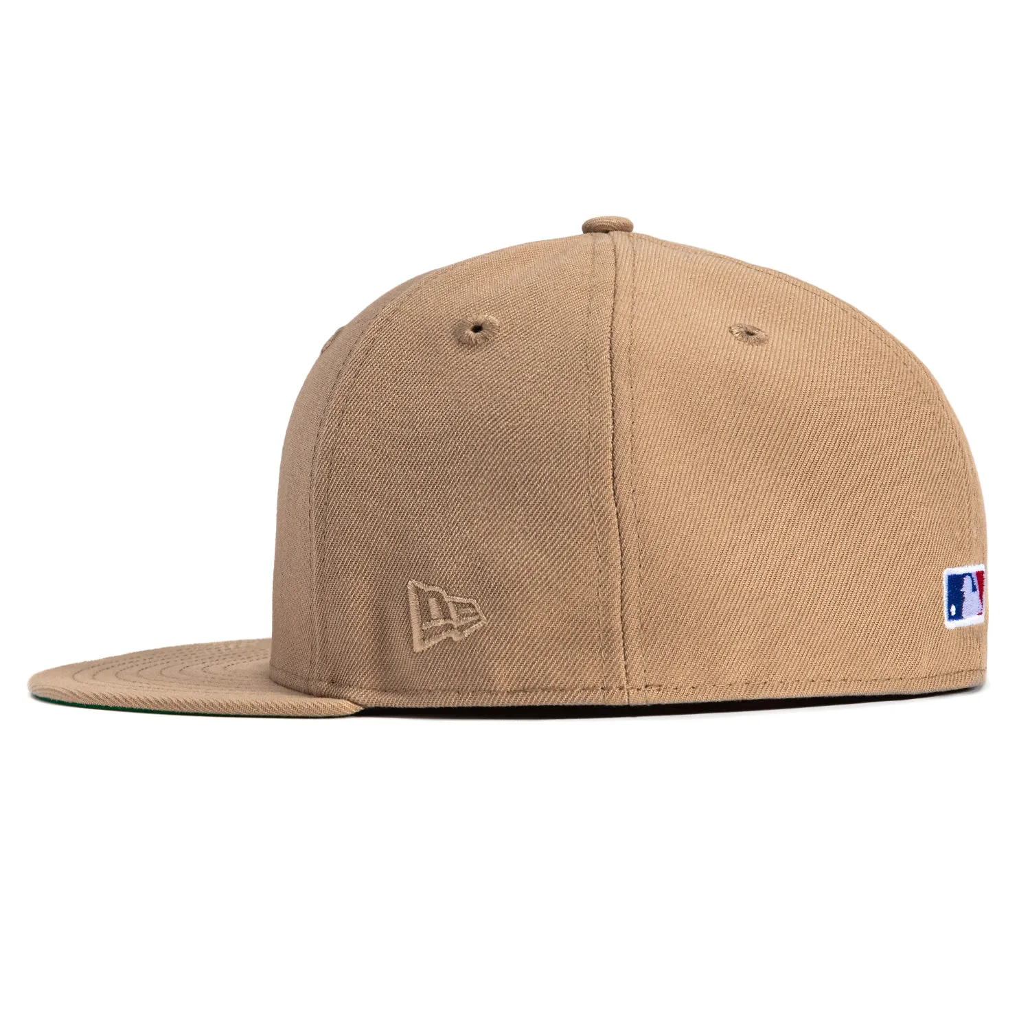 New Era 59Fifty Los Angeles Dodgers 60th Anniversary Stadium Patch Upside Down Hat - Tan, White sold by Hat Club product image thumbnail 3