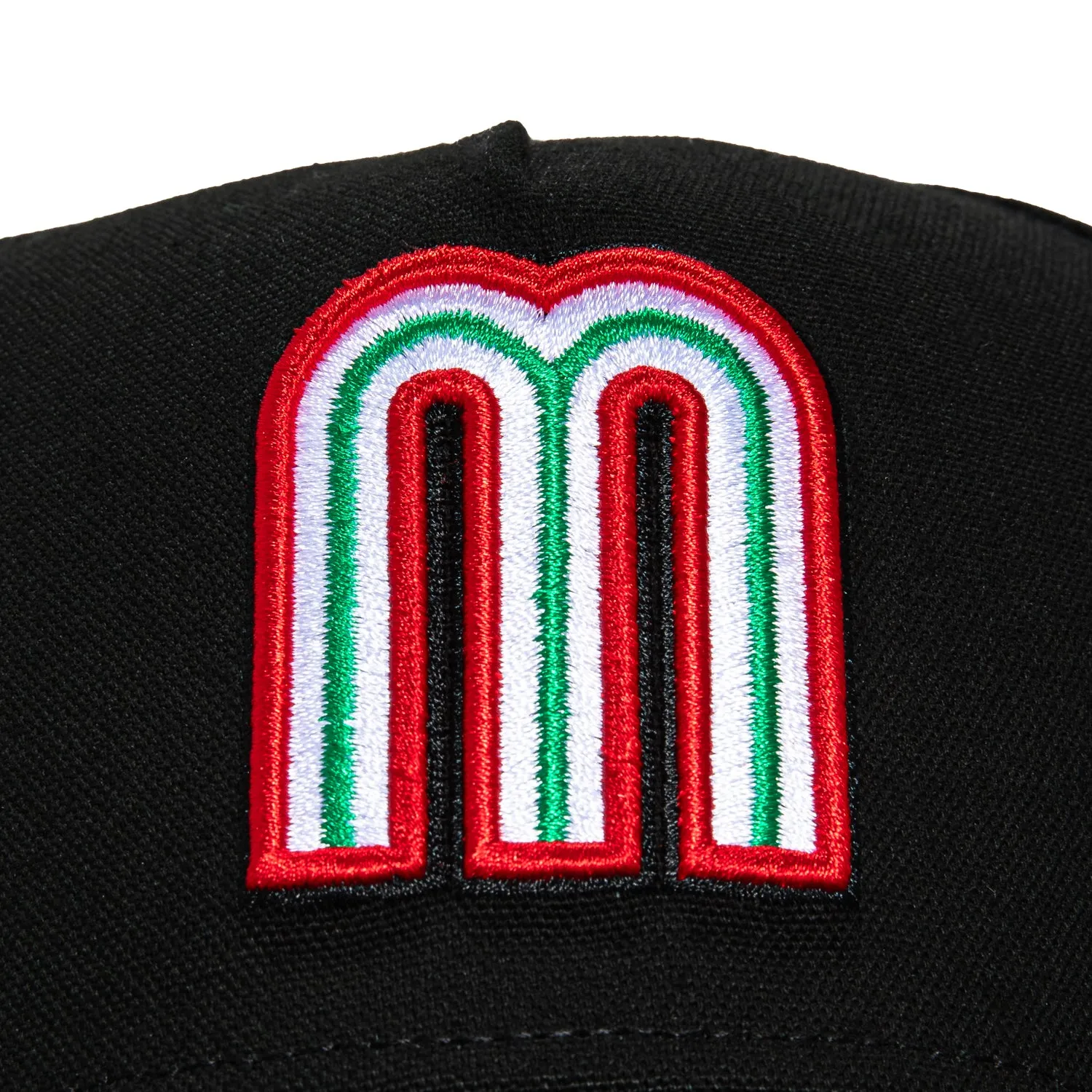 New Era 9Forty A-Frame Mexico World Baseball Classic Lil Flag Snapback Hat - Black sold by Hat Club product image thumbnail 3