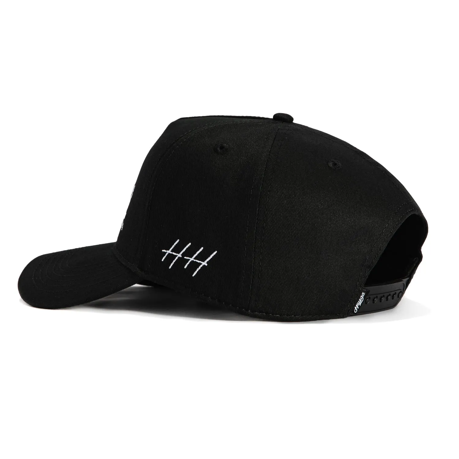 Huega House Retro Script Snapback Hat - Black sold by Hat Club product image thumbnail 2